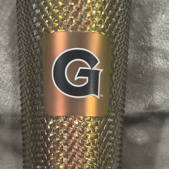 Starbucks-Irredescent-Black and Gold Textured Tumbler - Picture 6 of 9